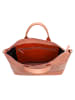 DuDu Halmahera Shopper Tasche Leder 40 cm in flamingo pink