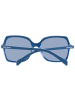 Skechers Frauen Sonnenbrille Quadratisch Blau