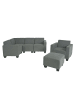 MCW Modular Sofa-System 4-1-1 Moncalieri, Grau