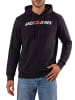 Jack & Jones Pullover JJMORTY OLD LOGO SWEAT HOOD SMU in Schwarz