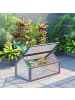 Outsunny Gewächshaus in Grau 90L x 52B x 49,5H cm
