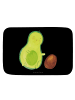 Mr. & Mrs. Panda Badematte Avocado Kern rollt ohne Spruch in Schwarz