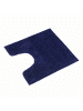 WohnDirect Badematte mit WC Ausschnitt PARIS in Dunkelblau