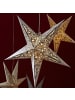 STAR Trading Papierstern Decorus Weihnachtsstern Leuchtstern hängend D: 63cm silber