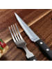 Amefa 6-tlg. Steakmesser Set PIZZA in schwarz