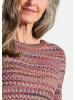 GOLDNER Kurzgröße:  Strickpullover Baumwoll-Pullover in Multicolor in bunt / gemustert