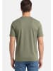 Redmond T-Shirt Basic in Blau / grün