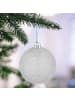 relaxdays 72-tlg. Weihnachtskugeln Set in Weiß