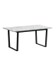 ebuy24 Essgruppe Tilst (5-teilig) Schwarz 160 x 90 cm