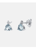Diamant L'éternel Ohrringe aus 375 Weißgold mit Diamant mit Aquamarin