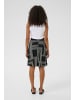 Kaffe Rock KAdonny A-shape in Black/Beige Graphic Lines