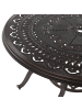 Beliani 5-tlg Gartentisch Set SALENTO in Braun/Beige