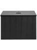 Beliani Badezimmerschrank ALZIRA in Schwarz - (W) 60 x (H) 40 x (L) 52 cm