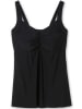 sheego Tankini-Oberteil in schwarz