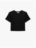KOTON TSHIRT SS in Schwarz