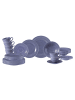 Seltmann Weiden 30-tlg. Kombiservice Beat Color Glaze in in Fliederblau