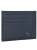 Piquadro Black Square Kreditkartenetui RFID Leder 11 cm in nero