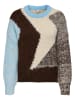 ONLY Sweater in dusk blue oatmeal/chocolate torte