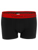 Vincent Creation® Boxershorts-Hipster 6 Stück in schwarz-rot/anthrazit/schwarz
