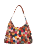 Usha Women Shoulder Bag in Coffee Multicolor