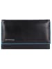 Piquadro Blue Square Geldbörse RFID Leder 16 cm in black