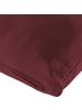 Erwin Müller Baumwolle Kissenhülle Arona in dunkelrot