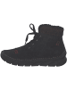 rieker Schnürstiefel in schwarz/braun-schwarz