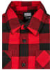Urban Classics Urban Classics Herren Boys Checked Flanell Shirt in black/red