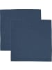 Sander Serviette 2er-Pack Loft in jeansblau