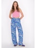 myMo Women Pants in blue multicolor