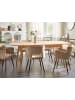 Beliani Esszimmertisch MADOX in Braun - (W) 90 x (H) 75 x (L) 150 cm