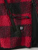 Brandit Pullover "Teddyfleece Worker Pullover" in Rot