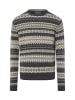 Nils Sundström Pullover in grau grün - 0002