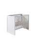 others BABYBETT Karalynn 127x90x68 aus MDF in Weiß