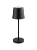 APS Tischleuchte in schwarz, Ø 9 cm, H: 25 cm, Metall