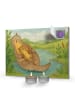Mr. & Mrs. Panda Adventskalender Otter Kind Design ohne Spruch in Weiß