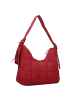 TASCHENDIEB Malvengasse Schultertasche Leder 31 cm in red solid