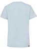 Hummel Sportshirt "Hmlmover Cotton T-Shirt S/S Woman" in Blau