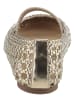 Aniston SHOES Ballerina in goldfarben
