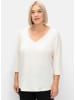 sheego 3/4-Arm-Shirt in champagner
