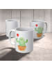 Mr. & Mrs. Panda Tasse Kaktus Luftballon ohne Spruch in Weiß