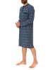NORMANN Nachthemd langarm Streifen - 48503 in marine