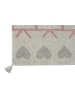 Happy Decor Kids Teppich "Berber Hearts" in Beige/Grau - 100 x 150  cm