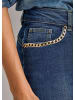 MADELEINE Slim Fit Jeans mit Kettendetails in darkblue