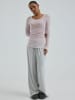 Seamless Basic T-Shirt Cotton in Pale Rose