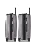Police New York 4 Rollen Trolley L 72 cm mit Dehnfalte silver grey