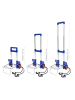 relaxdays Transport Trolley in Blau - (B)30 x (H)93 x (T)36 cm