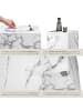 tectake Beistelltisch Inkl. Bodenschoner, Belastbarkeit 45 kg, 45 x 45 x 50 cm