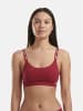 adidas Bustier SCOOP LOUNGE BRA in bordeaux