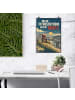 Mr. & Mrs. Panda Wandbild Duhnen-Küstenposter klassisch Design m... in Weiß